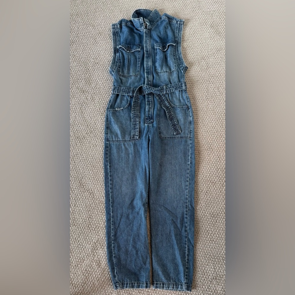 Free People Utility Romper - Picture 4 of 5